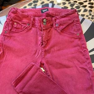 MAROON HUDSON JEANS